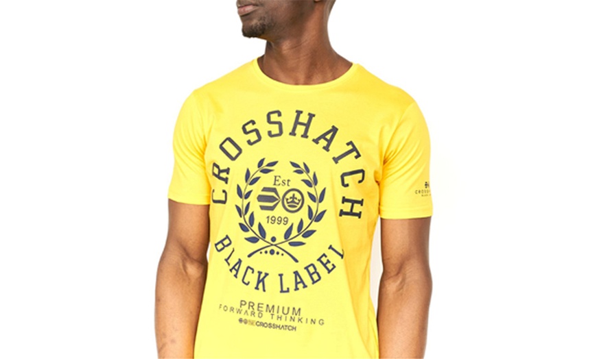 Image 9: Crosshatch Men's Cotton T-Shirt