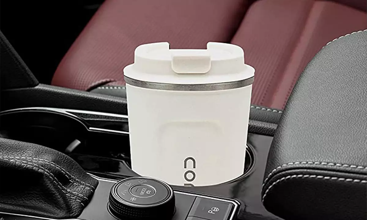 Travel-Friendly Insulated Stainless Steel Coffee Mug