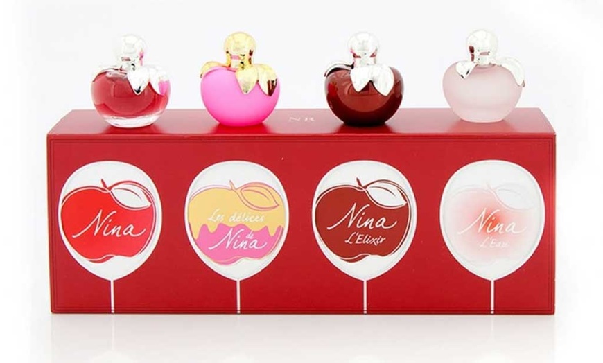 nina ricci miniature perfume set