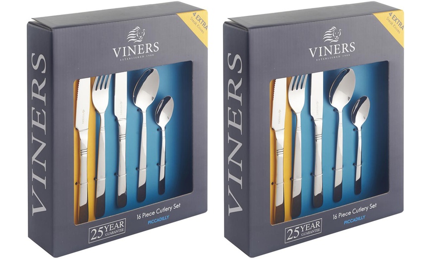 Image 10: Viners 16-Piece Cutlery Set