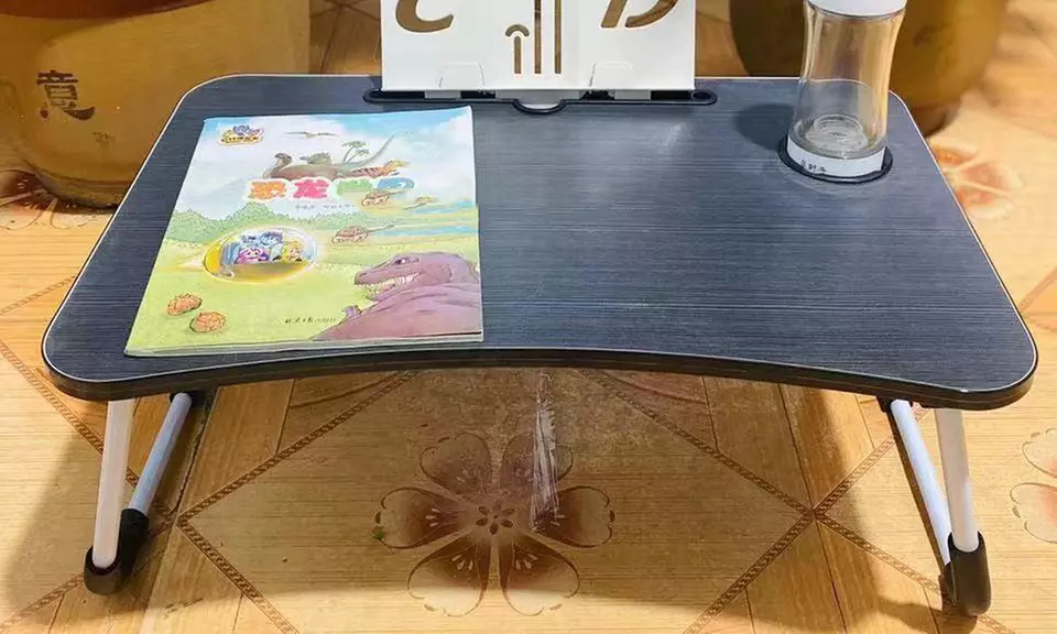 Herzberg Klapptisch mit Becher- und Tablettenhalter