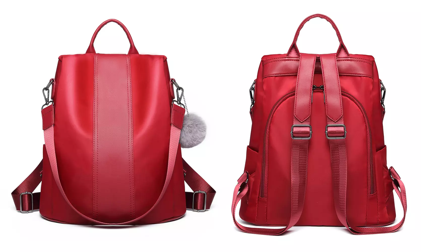 Clearance Miss Lulu Women Two Way Backpack Shoulder Bag