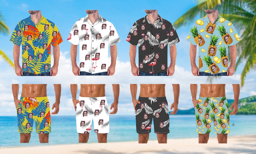 Image 4: Hawaiian-Set nach Wahl mit personalisiertem Foto-Symbol-Aufdruck