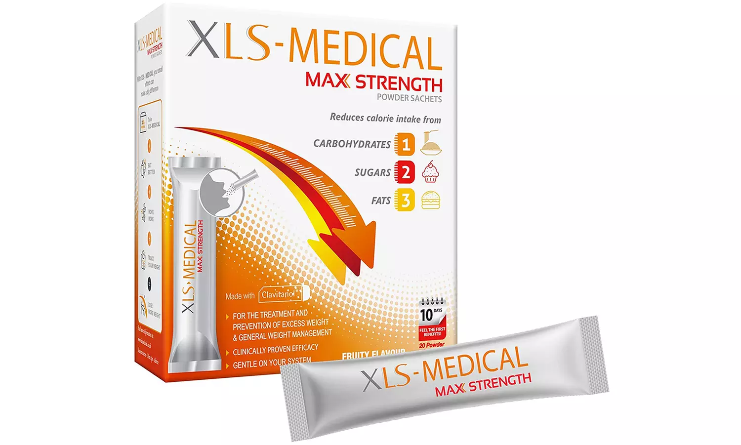 XLS-Medical Max Strength Diet Sachets - Primary Image