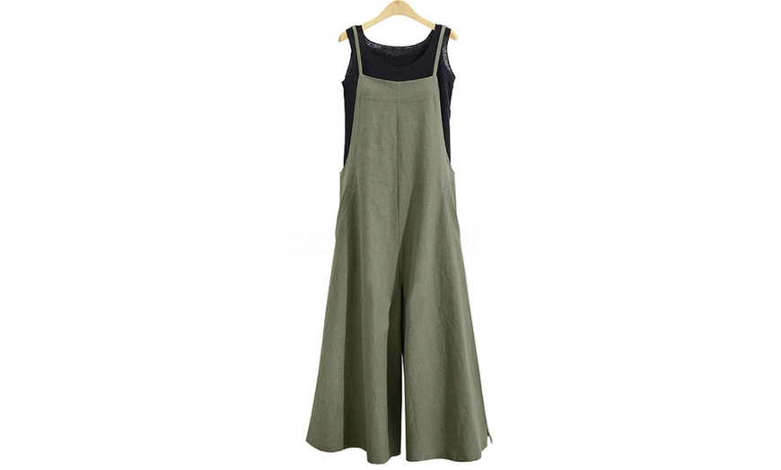 Image 6: Women Casual Loose Dungarees