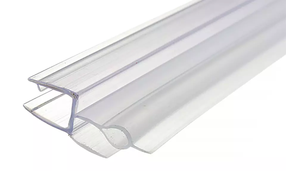 1, 2 ou 4 joints de porte de douche en PVC d'une longueur de 60 cm - Second Medium