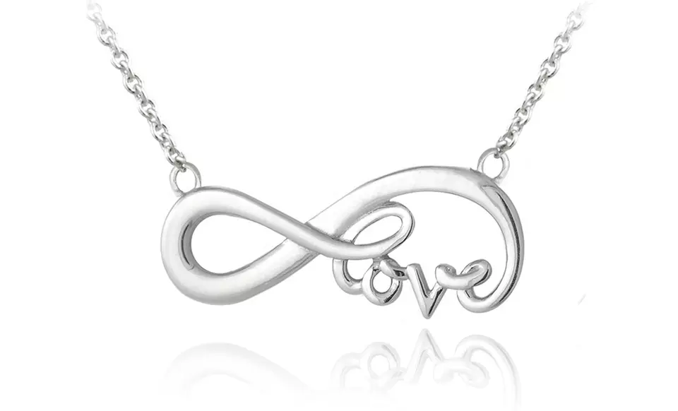Sterling Silver Infinity Loop Necklaces (78% Off). Multiple Styles Available. Free Returns. - Second Medium