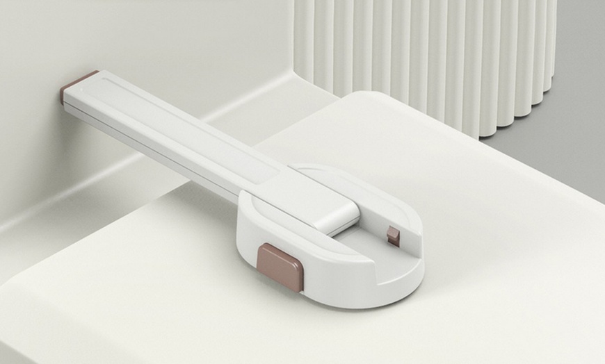 Image 11: Child Safety Toilet and Door Lock 2-Piece Set with Easy Install Kit
