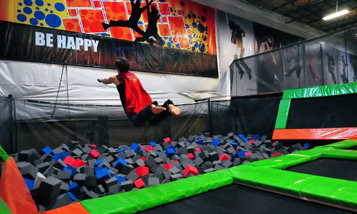 Jump and Play at Elevated Sportz Trampoline Center