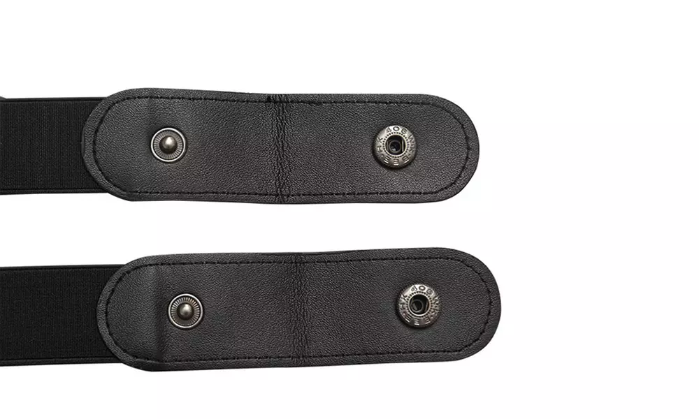 1x oder 2x schnallenloser, elastischer Gürtel