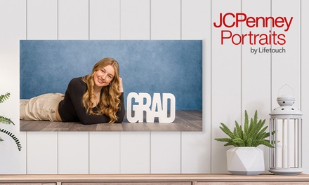 One In-Studio Photography Session | 1 Digital Image + 10”×20” Canvas Print - — ✶ JCPenney Portraits by Lifetouch ✶ — Seasonal Photography Session Deals