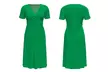 Bella Flore Women's St. Patrick's Day Empire Waist A-Line Dress. Plus Sizes Available. - Second Medium