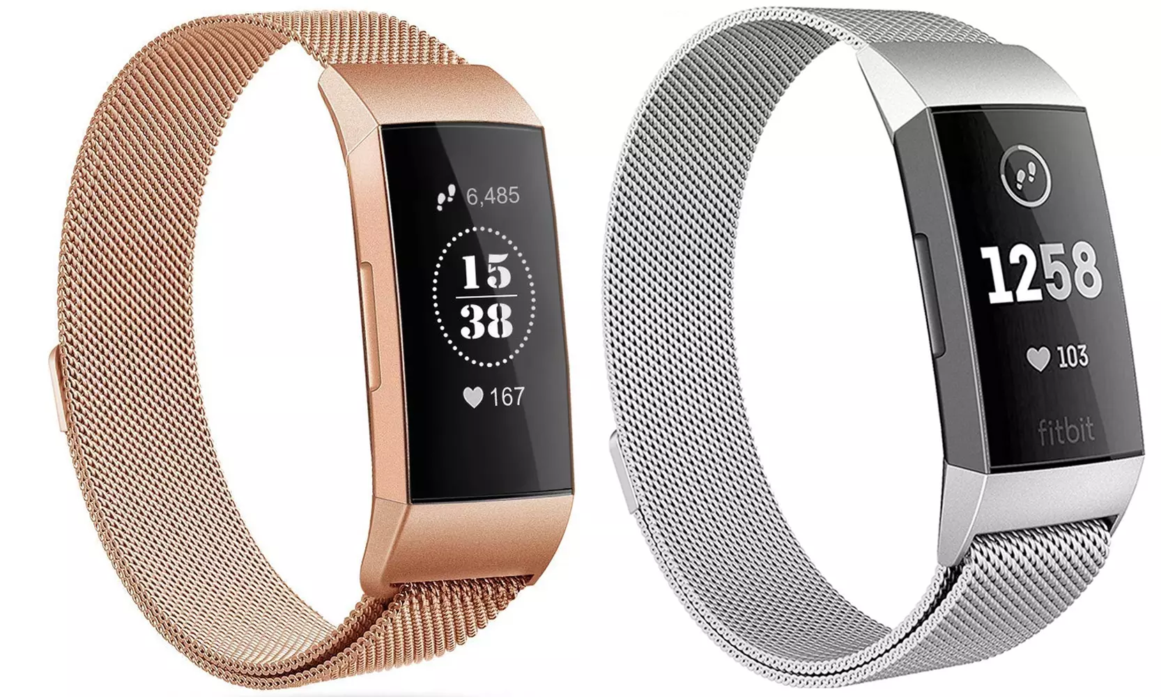Stainless Steel Band for Fitbit Charge 3 - Primary Image