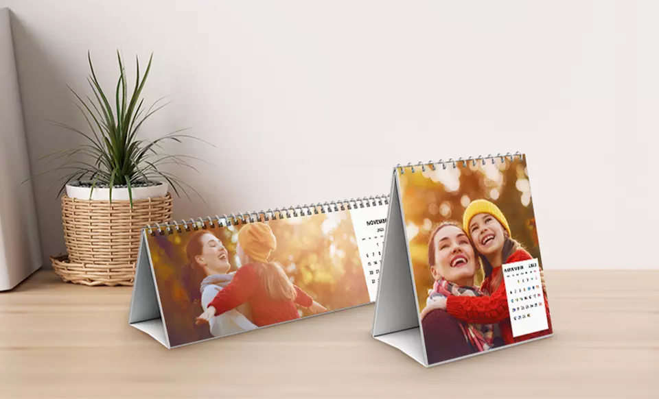 Foto-Tischkalender in 2 Größen