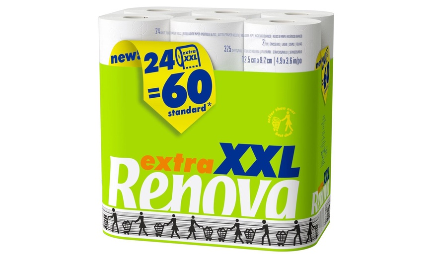 Image 3: Renova XXL Toilet Paper 18 Rolls