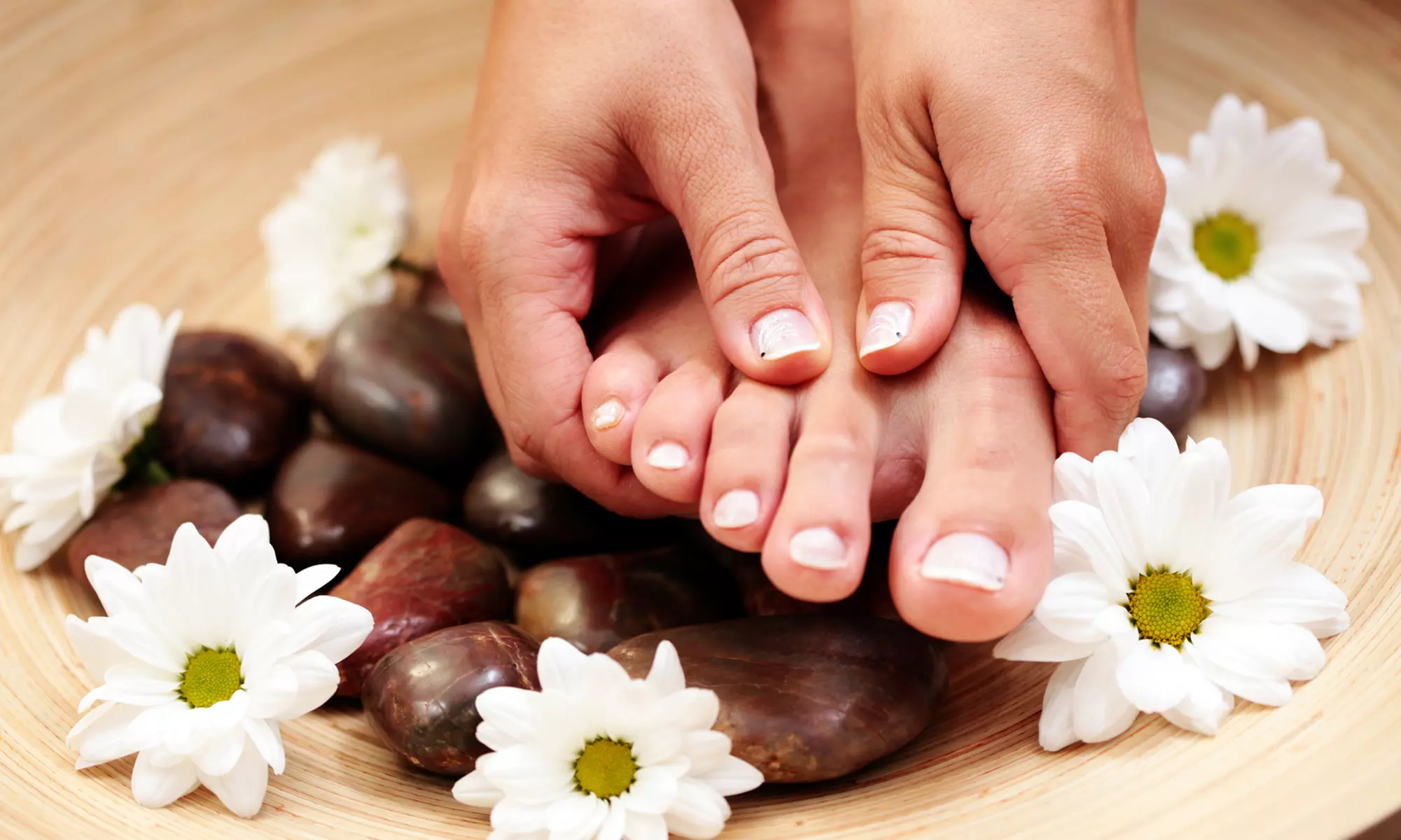 $20 for $40 Worth of Mani-Pedi — Dennys Barber Shop and 1 Hott Hair Salon - Primary Image