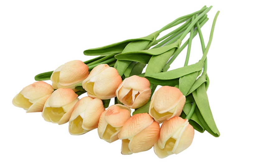 Image 5: 10-Piece Artificial Tulip Flowers