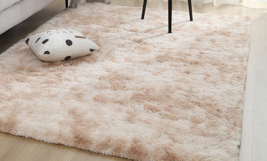 Image 9: Fluffy Soft Rug