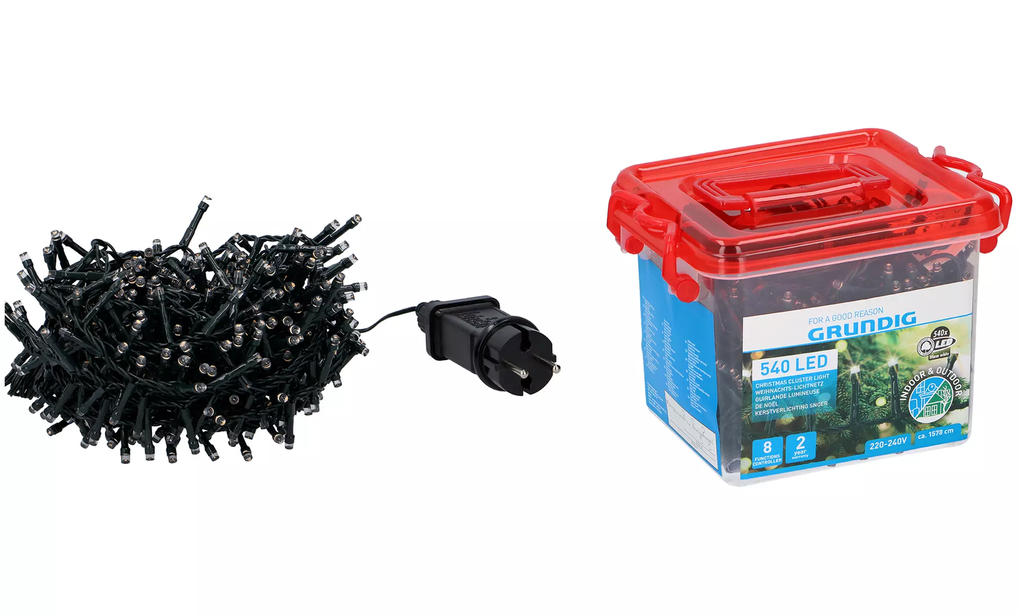 Lumières de Noël en plein air à 540 ou 1000 LED - Primary Image