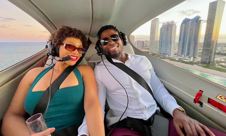 Image 12: Miami Beach or SoFlo City Lights Air Tour, Sunny Isles Skyline & More
