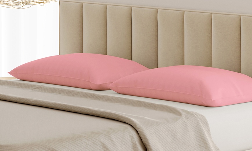 Image 22: Coppia Federe 100% puro Cotone Alta qualità Made in Italy