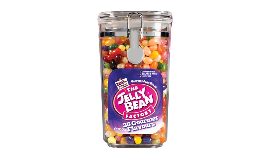 Image 1: 700g Assorted Jelly Beans in Jar