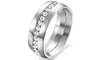 Silver Plated Eternity Ring with Cubic Zirconias