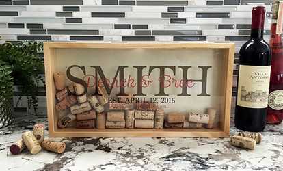 image for 50% Off a Personalized Wine Cork Keeper