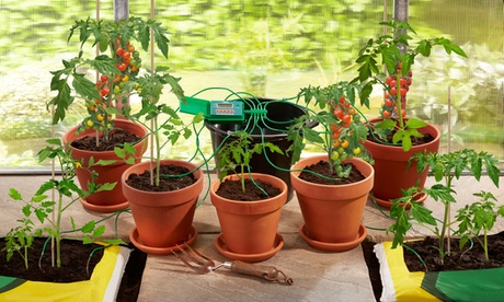 Sistema di microirrigazione Garden Gear, con o senza 4 batterie AA