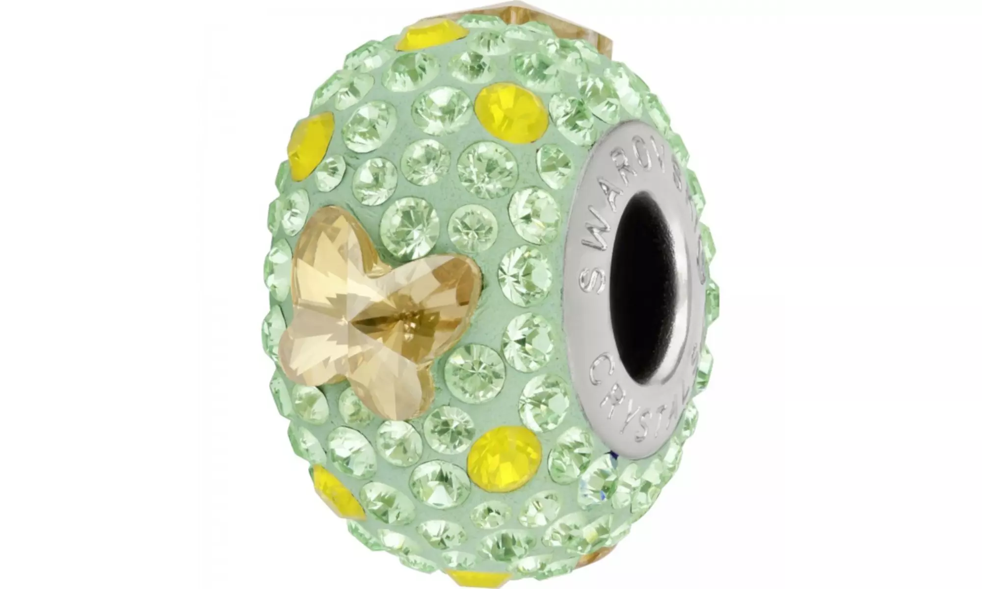 Bracelet charms papillon orné de cristaux Swarovski® - Second Medium