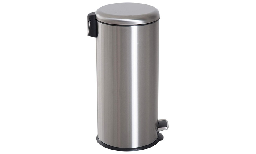 Image 2: HOMCOM Foot Pedal Kitchen Bin