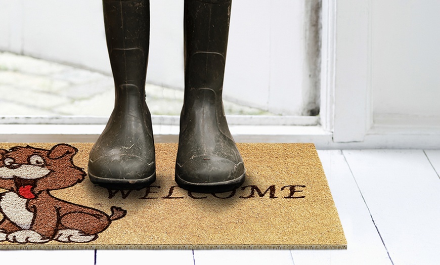 Image 65: Antislip kokosnoot deurmat