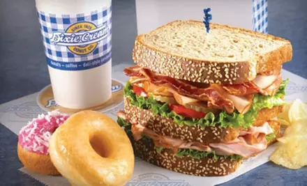 $5 for $10 Worth of Donuts, Sandwiches, and More at Dixie Cream Donut Co. in Jenks - Primary Image