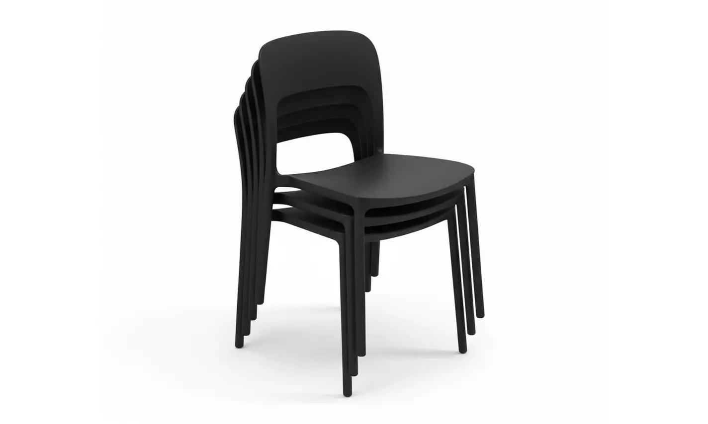 Set di 4 sedie da esterno