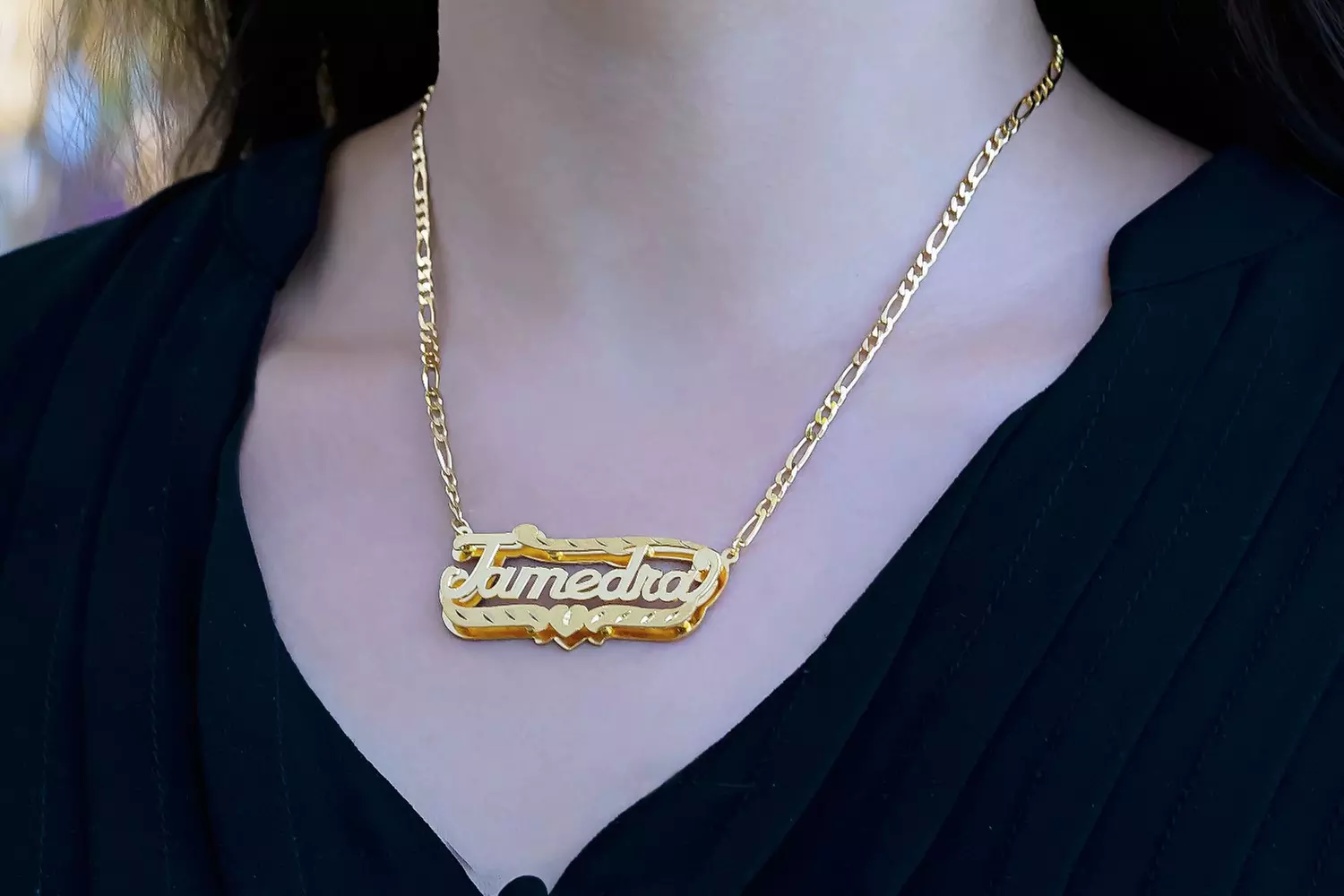 Custom Name Necklace Double Plated (Up to 75% Off)