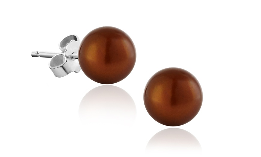 Image 4: Pearl Studs Set