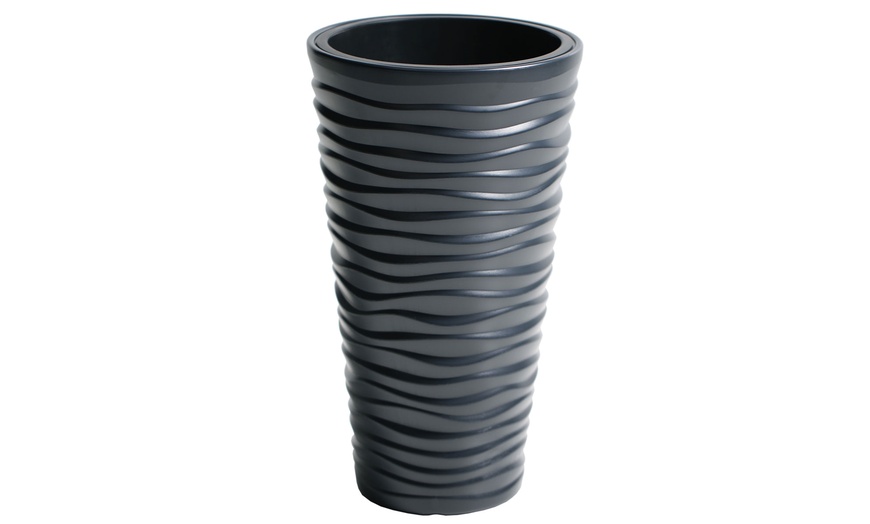 Image 4: One or Two 30cm Tall Slim Flower Pots