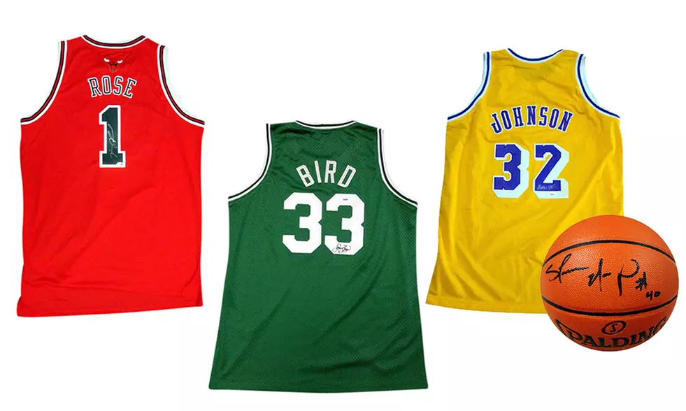 NBA Autographed Jerseys and Basketballs - Primary Image