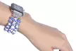 Painted Ceramic Beads Fashion Bracelet Band for Apple Watch Series 1, 2, 3, 4 & 5 - Second Medium