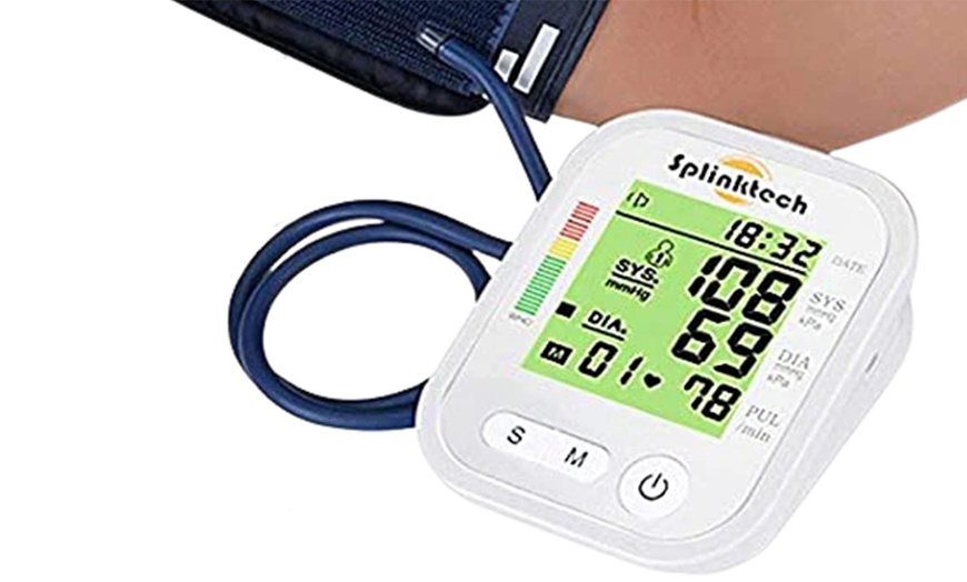 Image 1: One or Two Blood Pressure Monitors White