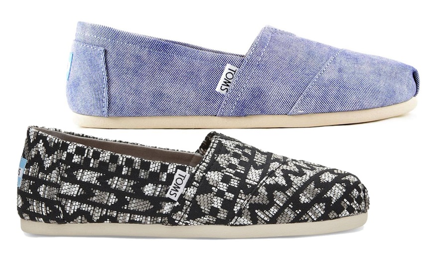 Image 1: TOMS Women's Slip-On Shoes