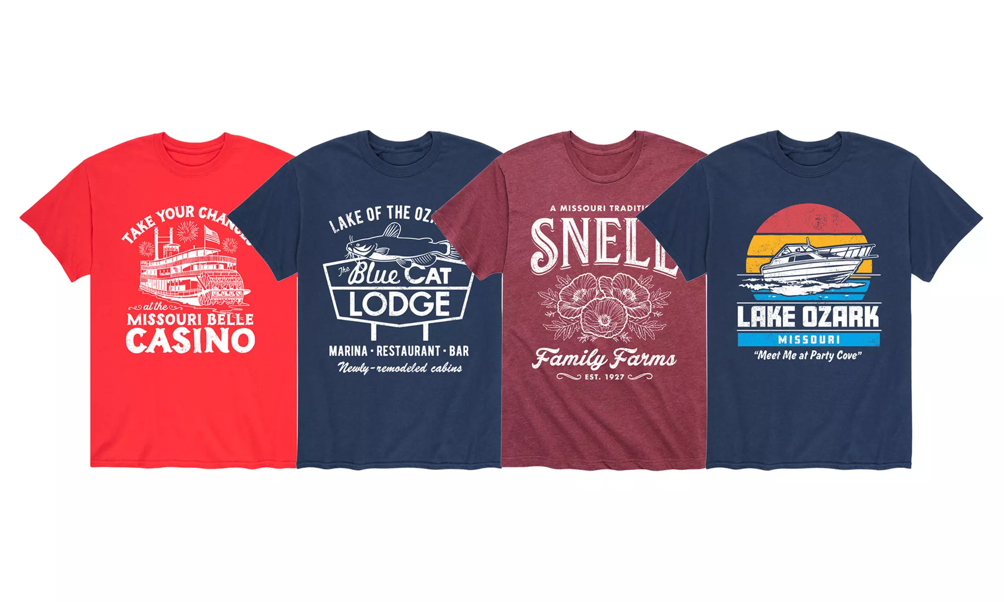 Instant Message: Men's Missouri Lake Ozarks Tees (S–3XL) - Primary Image