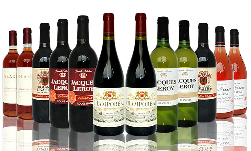 Image 1: 12 Bottles of French Wine