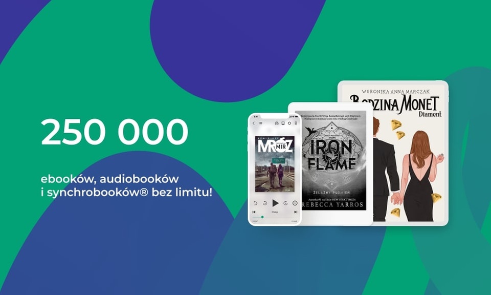 Karta podarunkowa Legimi: e-booki, audiobooki, synchrobooki bez limitu