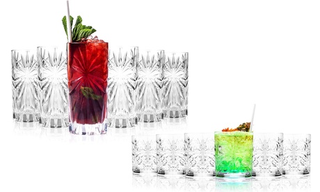 6 bicchieri RCR in cristallo, disponibili in 3 set