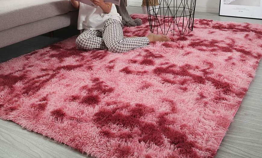 Image 6: Fluffy Soft Rug