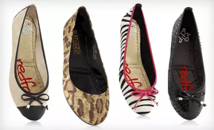 $19 for a Pair of Redfoot Sensations Foldable Flats ($80 Value). Multiple Sizes and Styles Available. - Primary Image