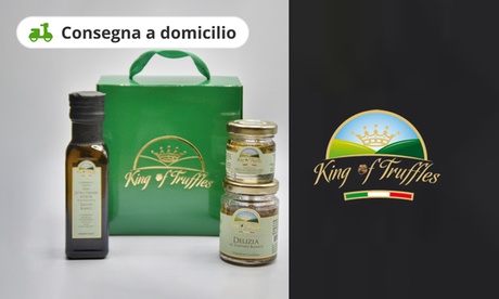 Box di prodotti al tartufo offerti da King of Truffles (sconto fino a 32%). Consegna a domicilio gratuita