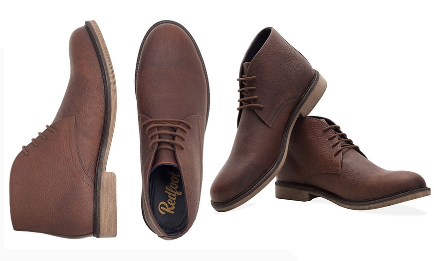 Image 15: Redfoot Leren Chukka-laarzen