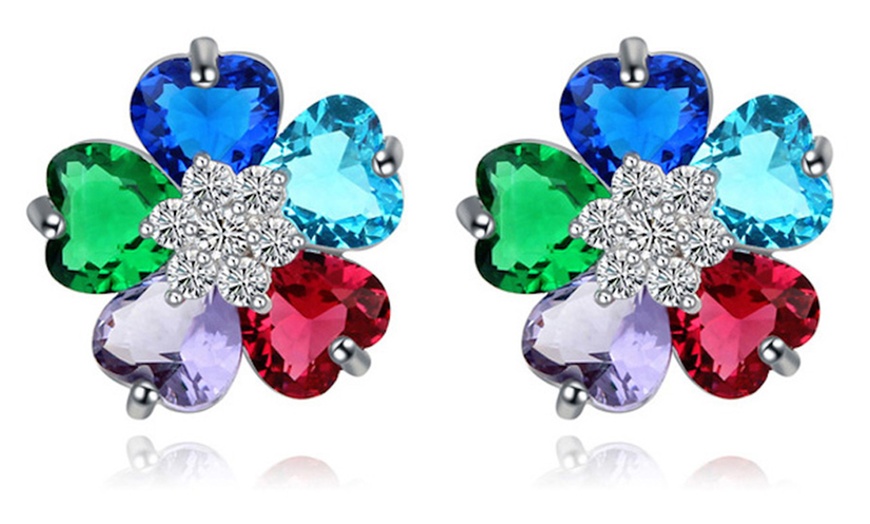 Image 13: Boucles d'oreilles fleur ou cœur